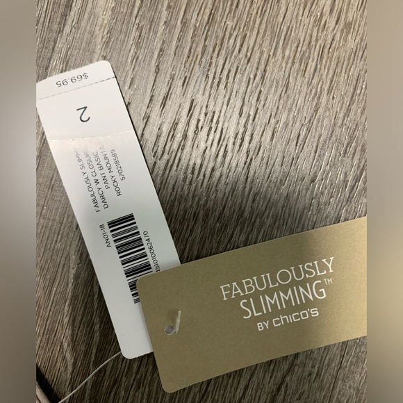 Chico’s Fabulously Slimming Darcy Ankle Pants. Sz L  (Note: Chico’s Size 2). NWT - Picture 9 of 14